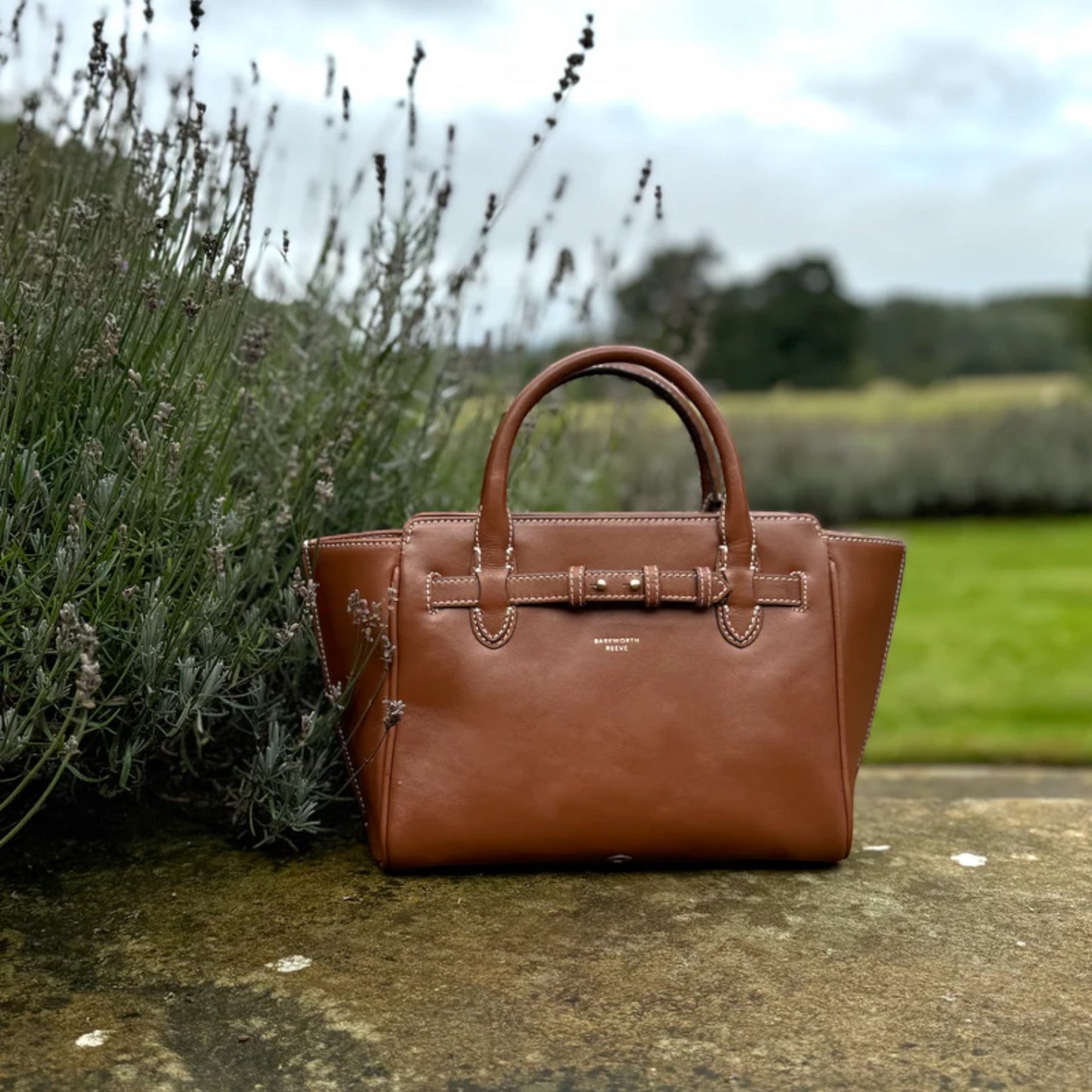 Barkworth Reeve Middleton Tan Leather Handheld Bag