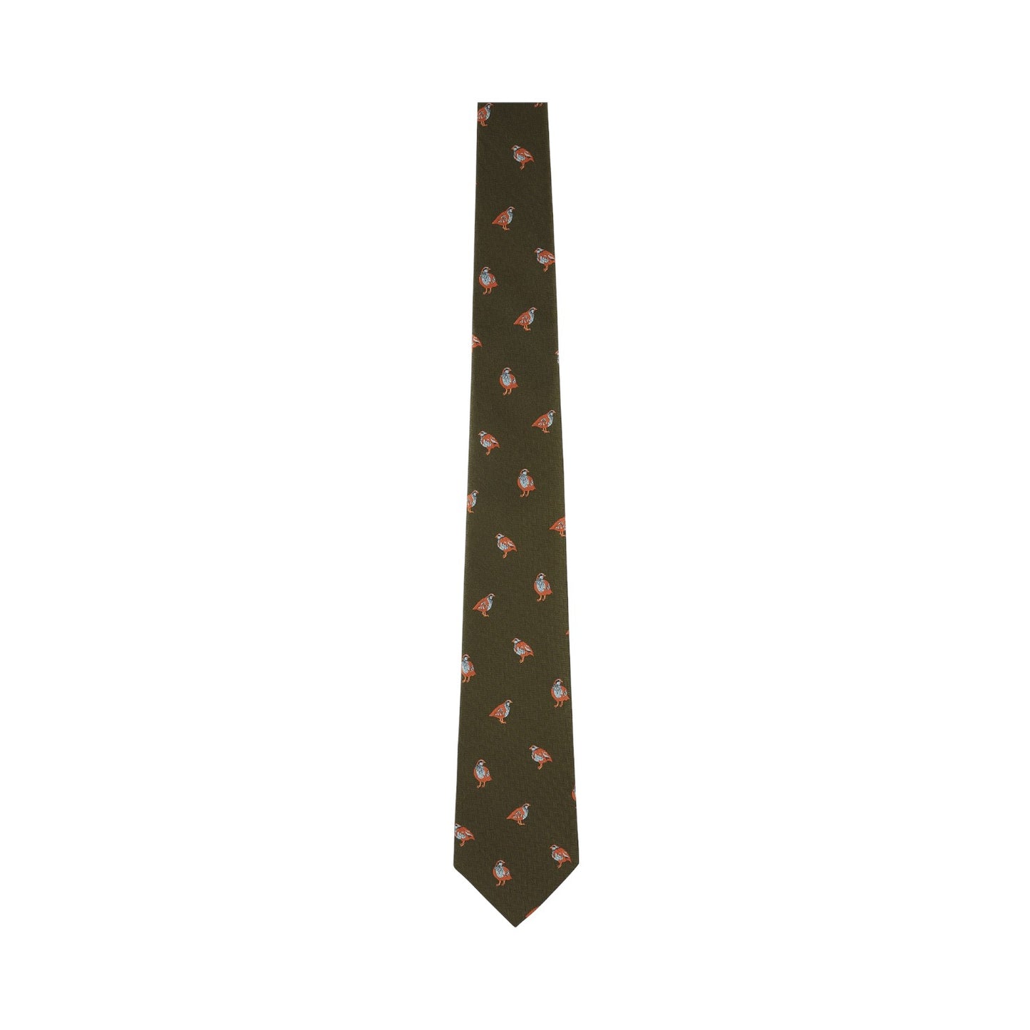 Schoffel Ashford Silk Tie (Boxed) Forest French Partridge