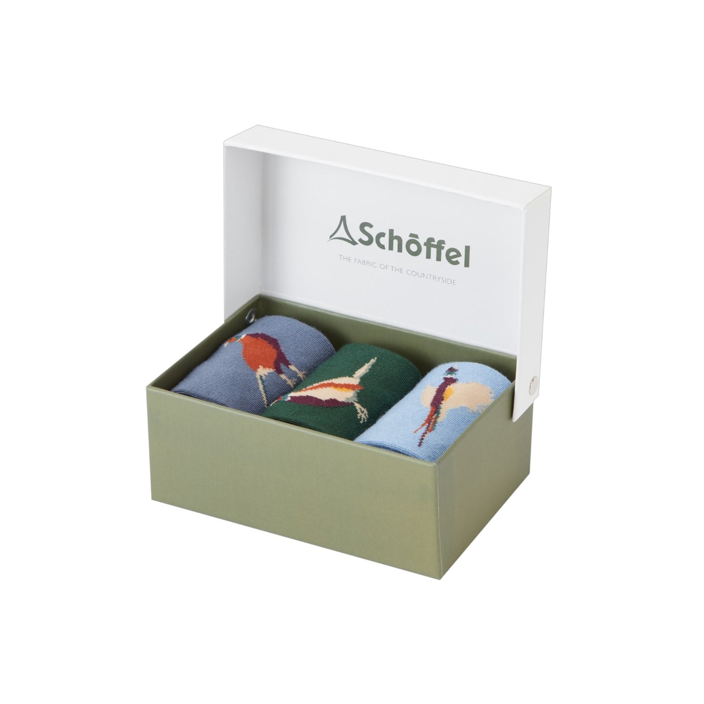 Schoffel Bamboo Sock (Box of 3) Pheasant Mix