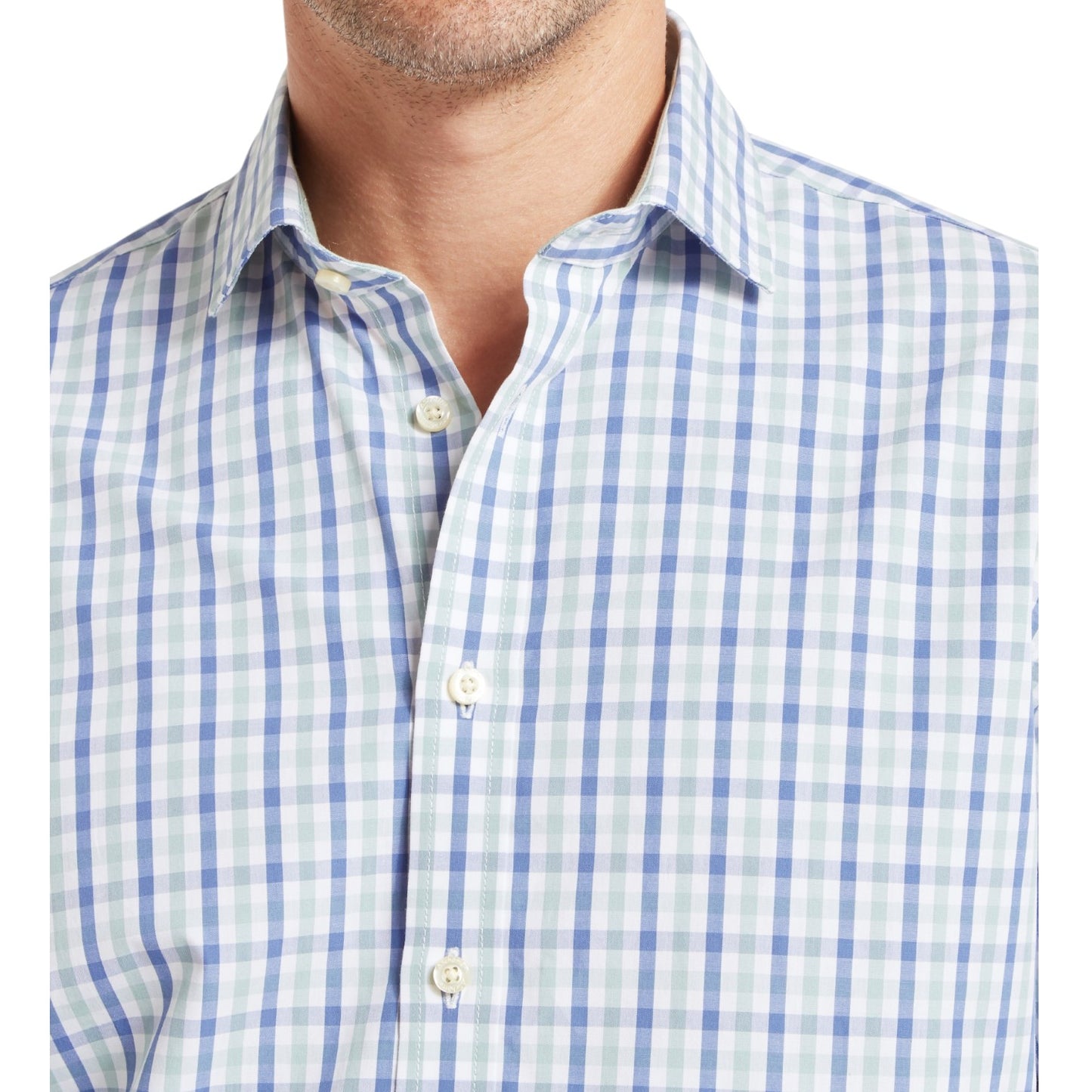 Schoffel Hebden Tailored Shirt Mist Blue/Vintage Indigo Check