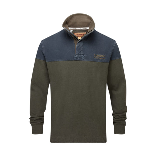 Schoffel Helford Heritage Sweatshirt Peat Green