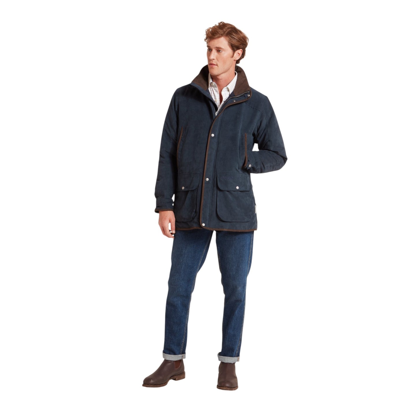 Schoffel Oundle Country Coat Carbon Navy