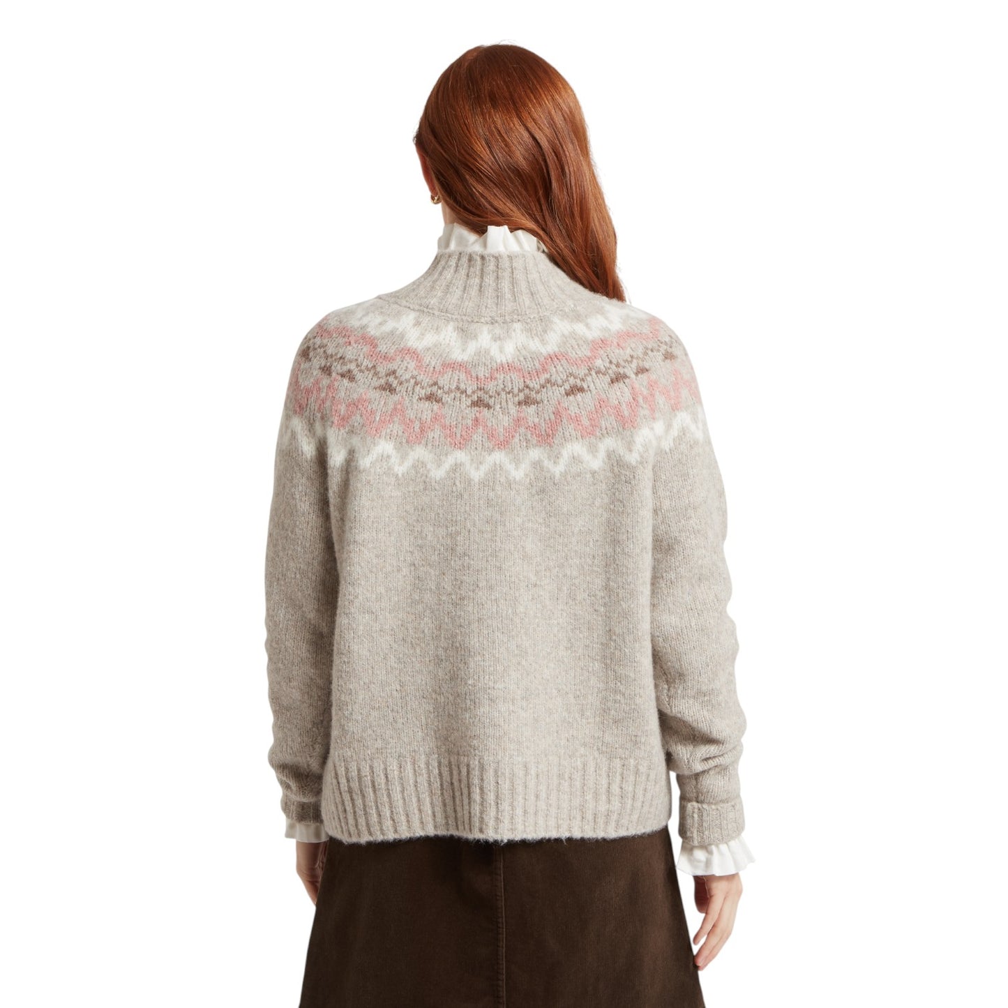 Schoffel Evie Fairisle Jumper Cobblestone