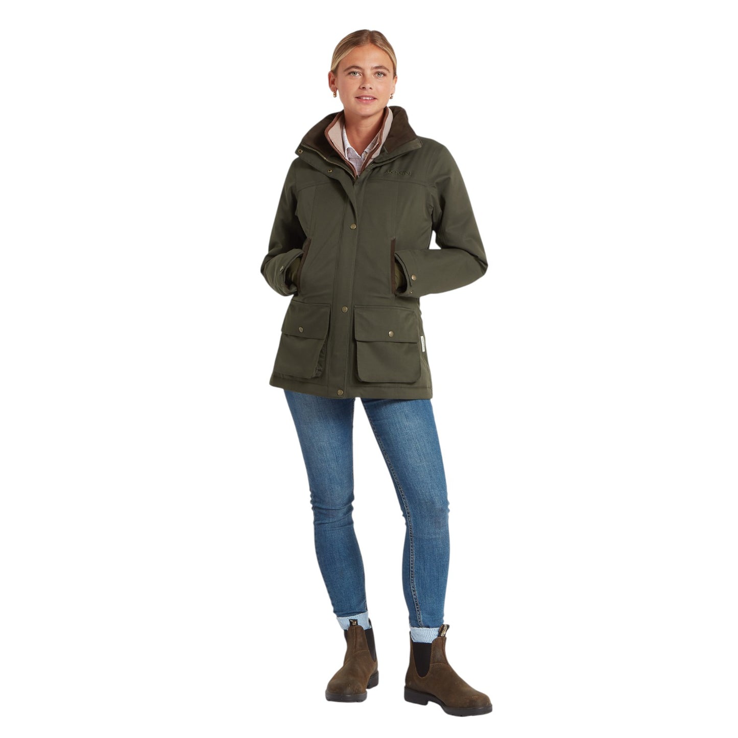 Schoffel Langton Country Coat Dark Woodland