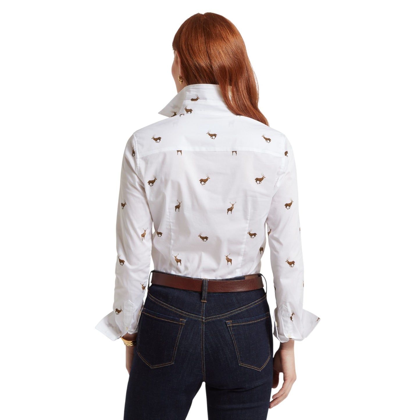 Schoffel Norfolk Shirt Stag Print