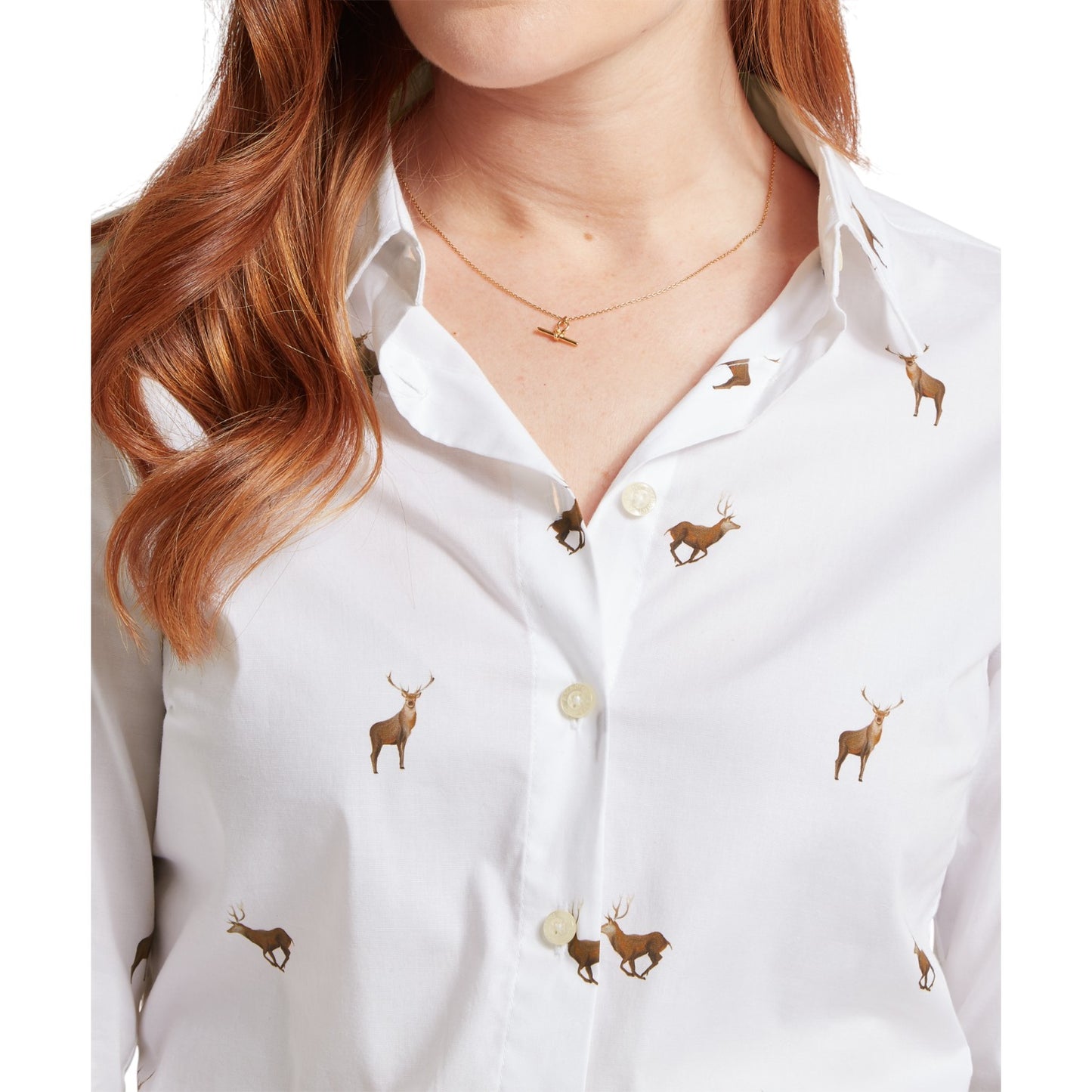 Schoffel Norfolk Shirt Stag Print