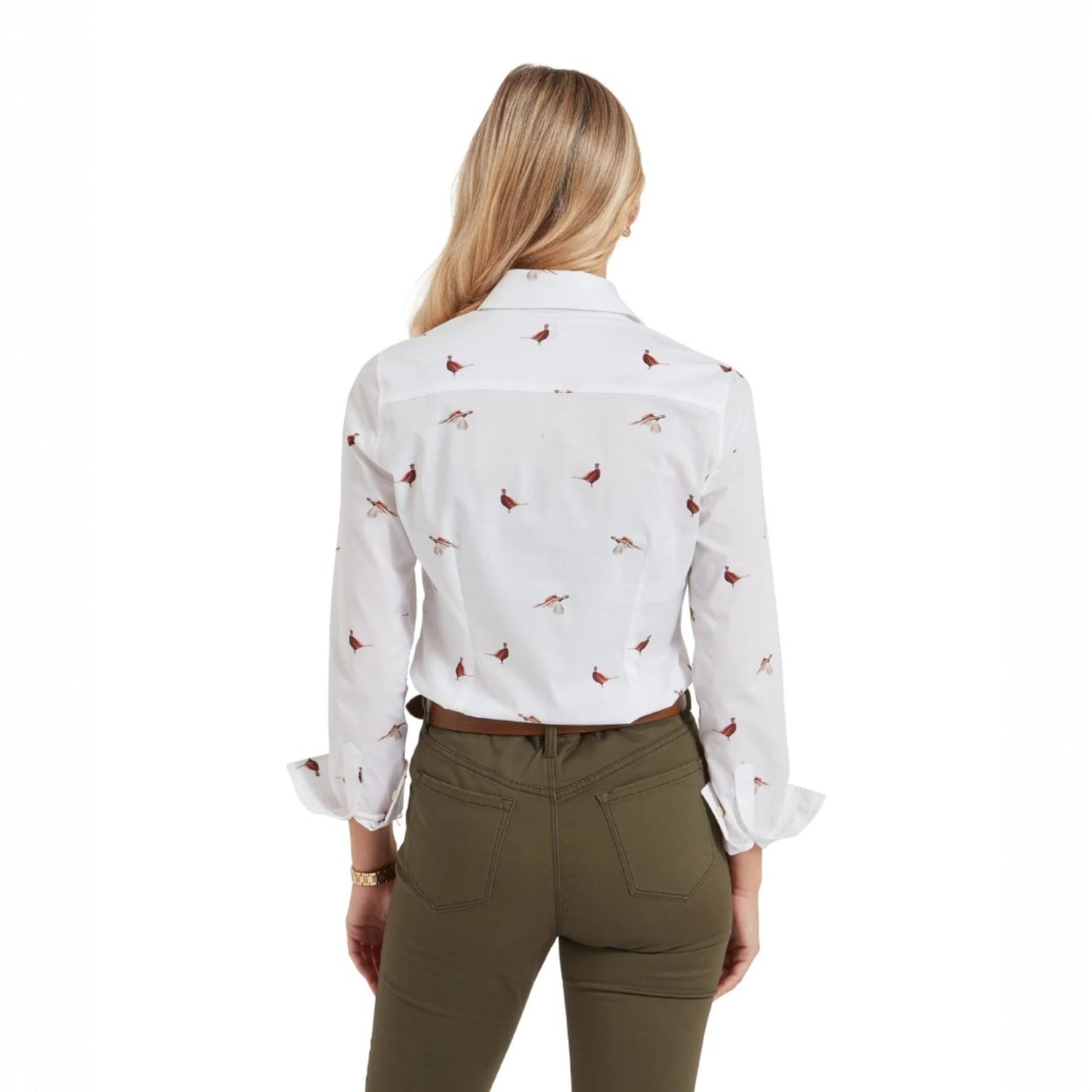 Schoffel Norfolk Shirt Pheasant Print