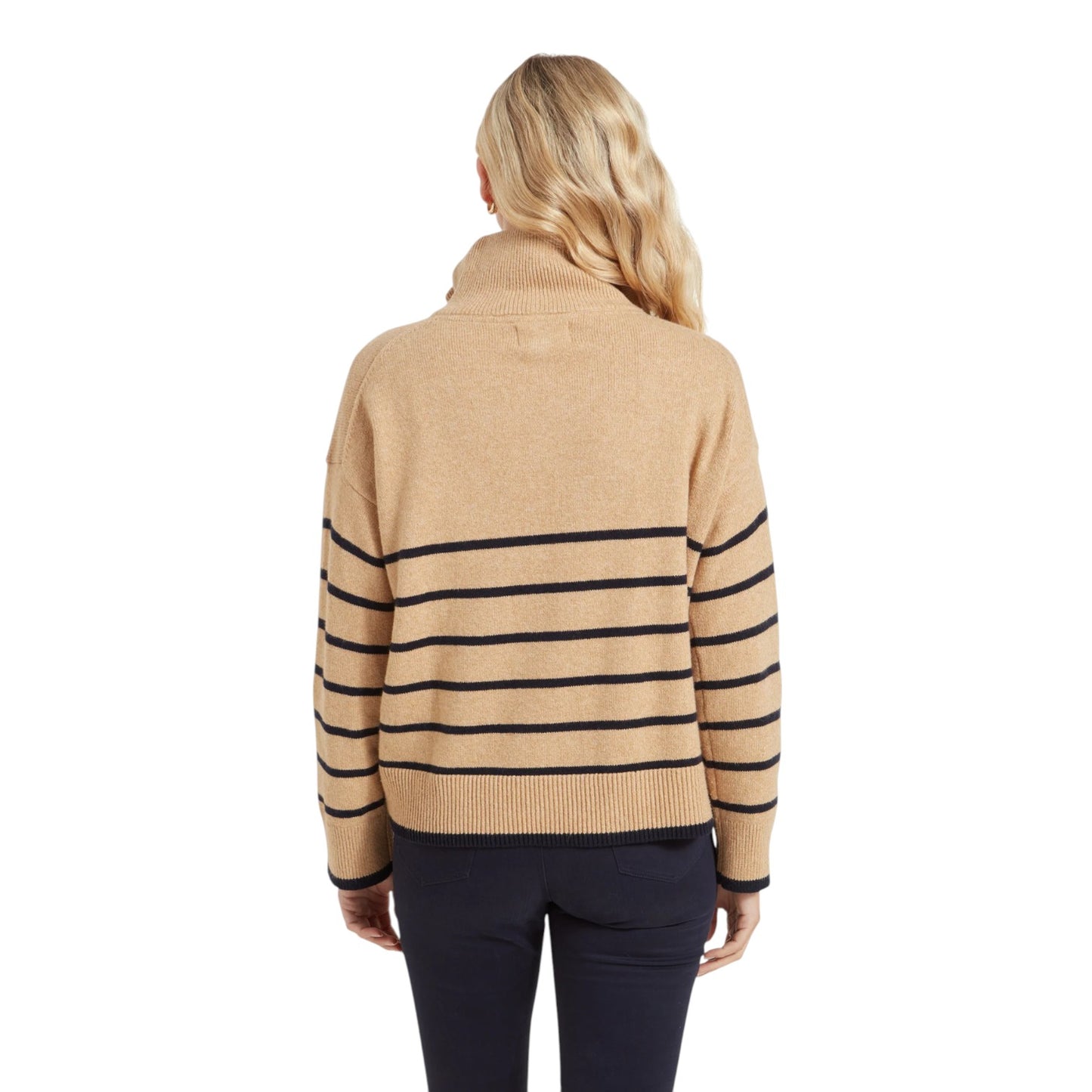 Schoffel Sandsend 1/4 Zip Jumper Warm Sand