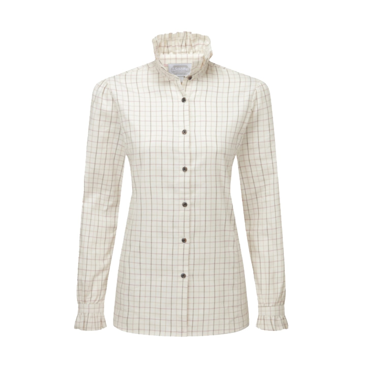 Schoffel Sheringham Shirt CobbleStone Tattersall