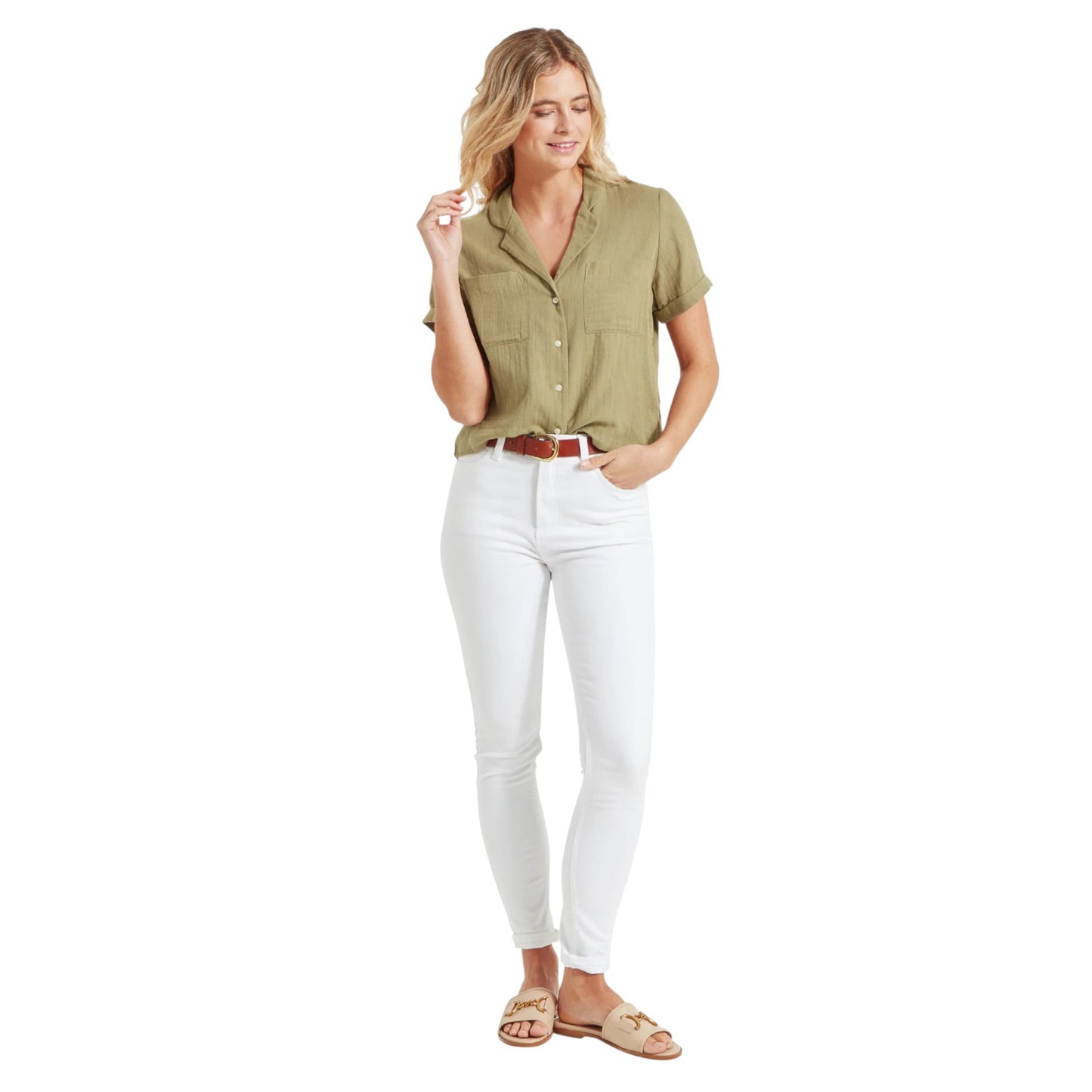 Schoffel Summerfield Shirt Khaki Green