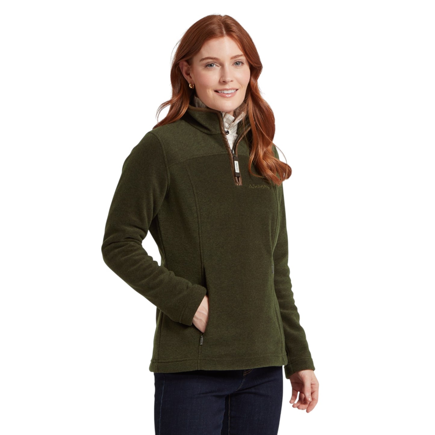 Schoffel Tilton II 1/4 Zip Fleece Dark Olive