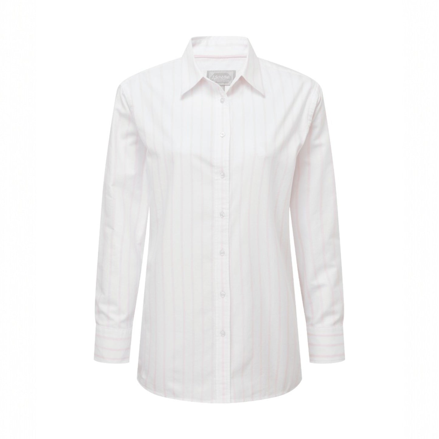 Schoffel Walberswick Oxford Shirt Pink Stripe