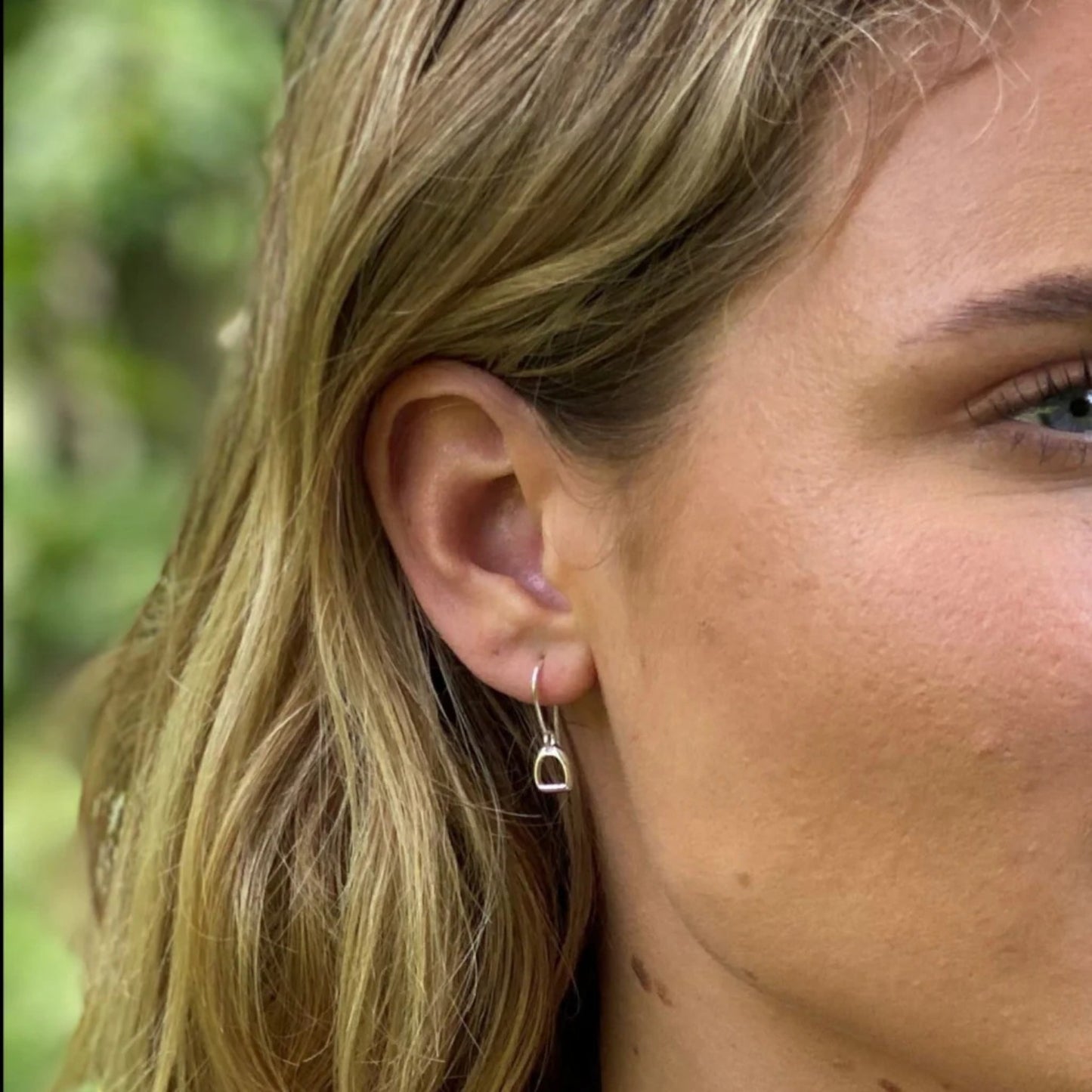 Reeves & Reeves Stirrup Drop Earring Sterling Silver