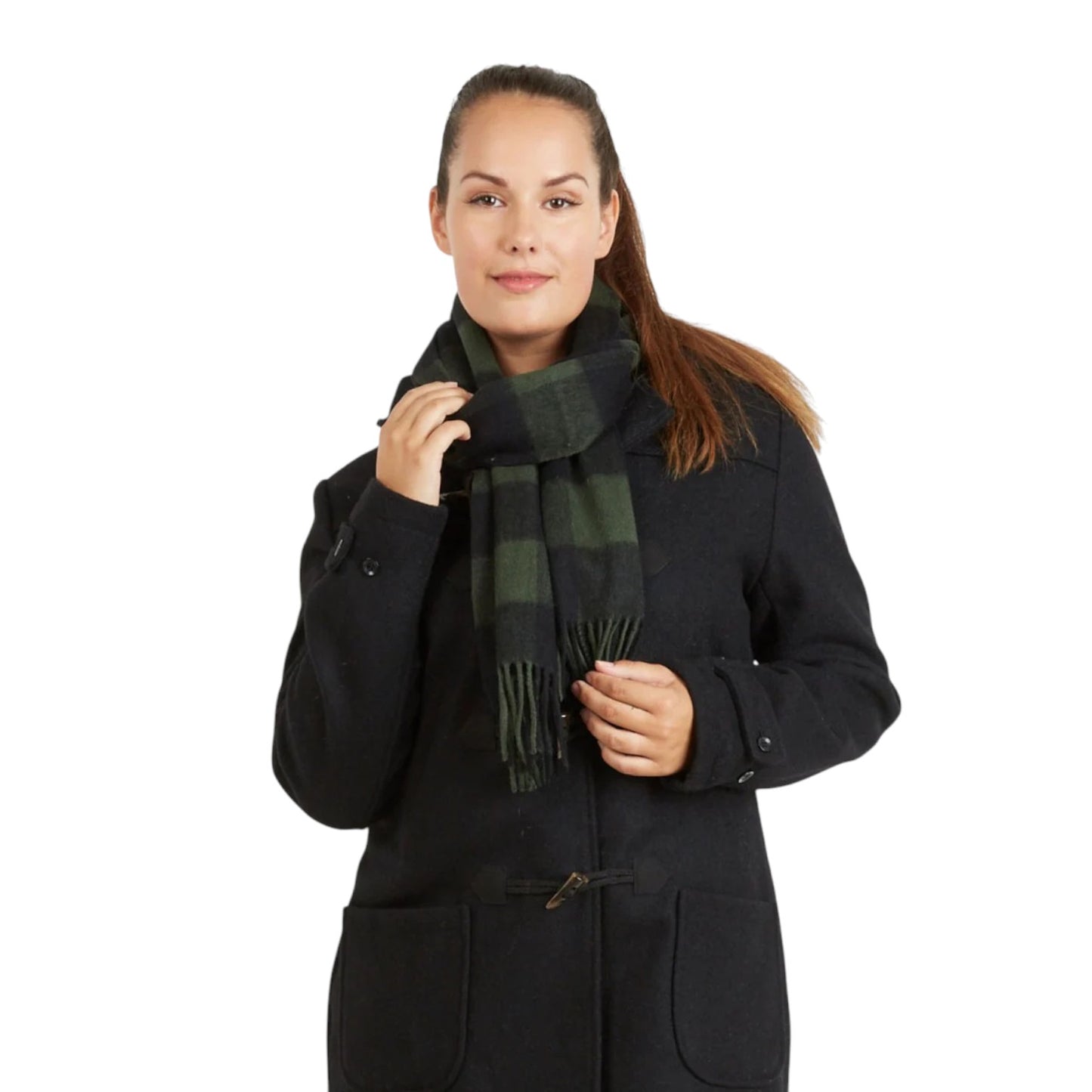 Swanndri The Scarfie Olive/Black Check