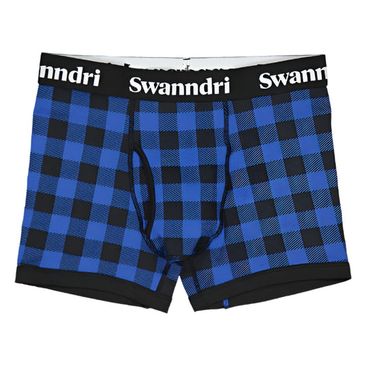 Swanndri Men's Underwear Blue/Black Check