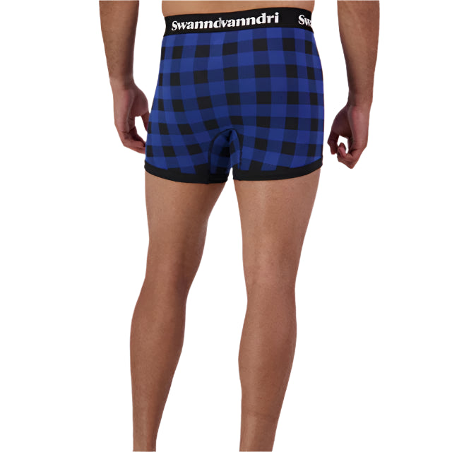Swanndri Men's Underwear Blue/Black Check