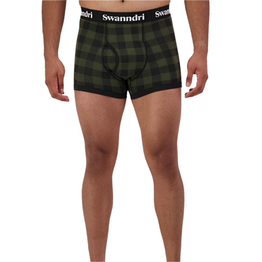 Swanndri Men's Underwear Olive/Black Check