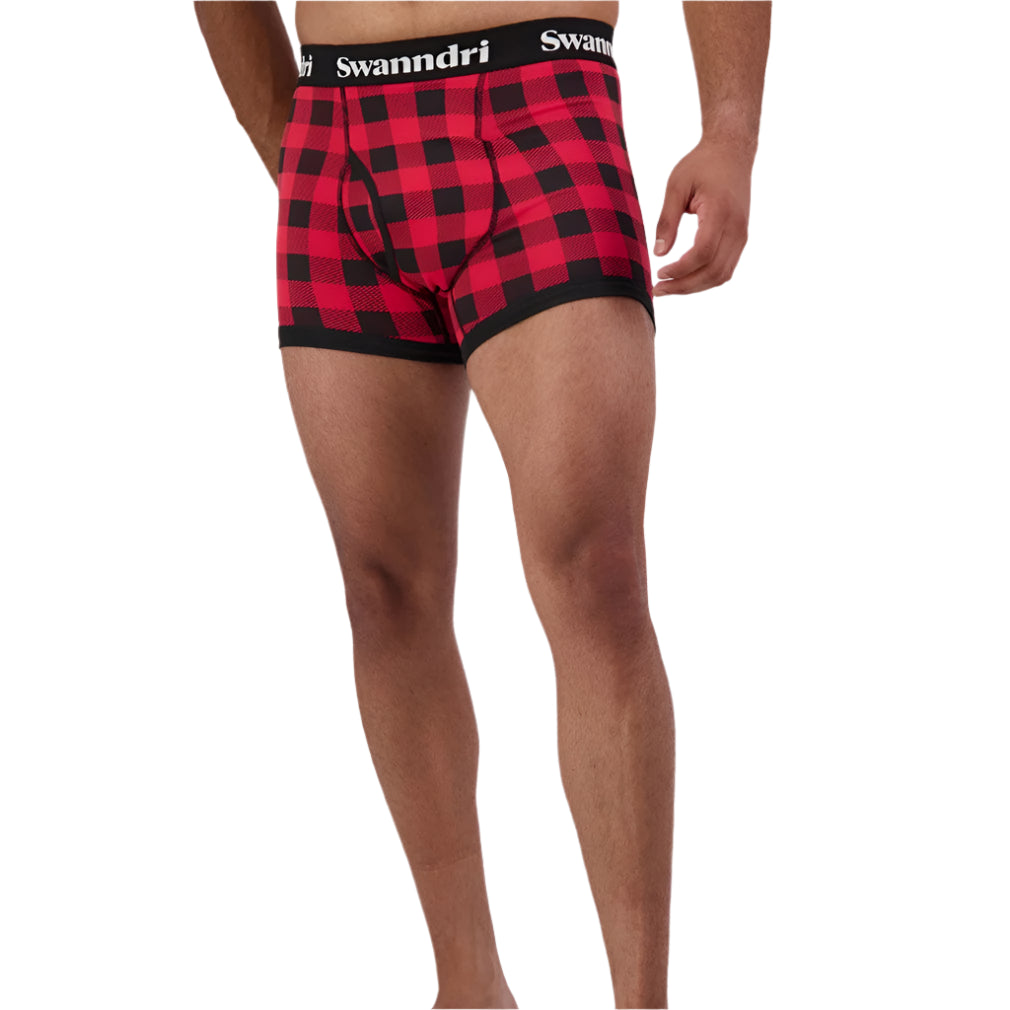 Swanndri Men's Underwear Red/Black Check