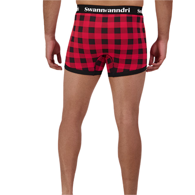Swanndri Men's Underwear Red/Black Check