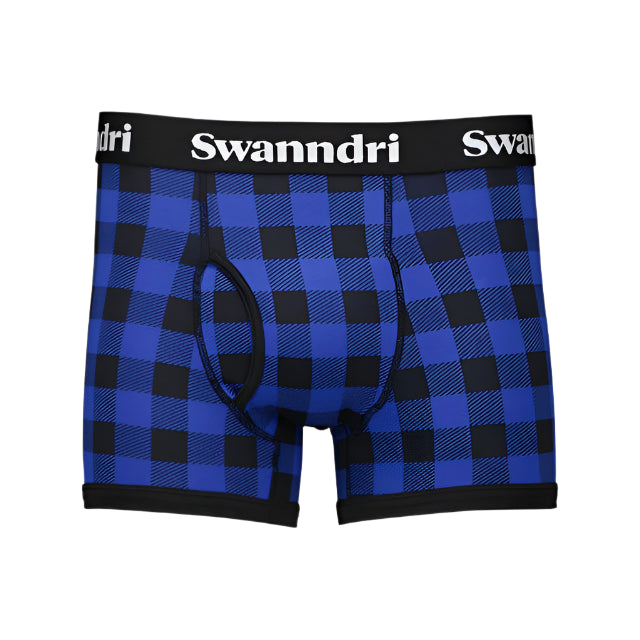 Swanndri Men's Underwear Blue/Black Check