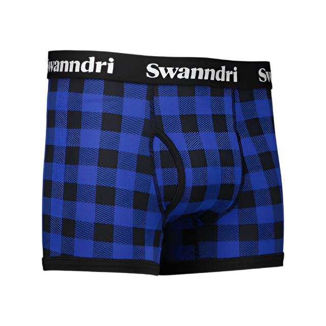 Swanndri Men's Underwear Blue/Black Check