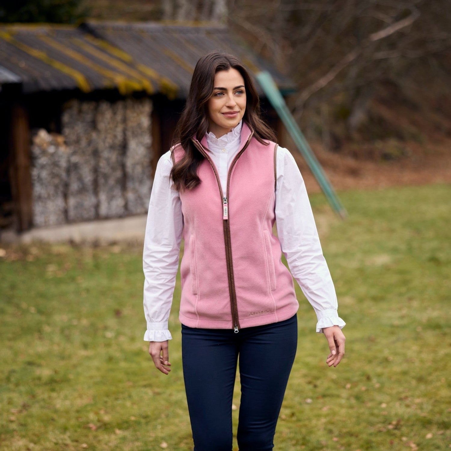 Schoffel Lyndon II Fleece Gilet Antique Rose
