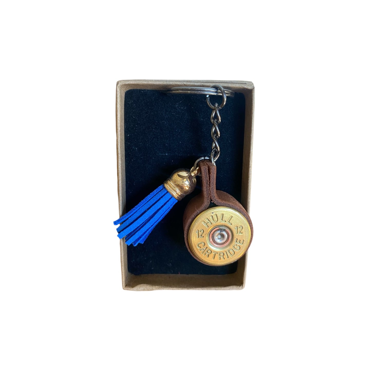 Spent Shells Cartridge Keyring With Tassel