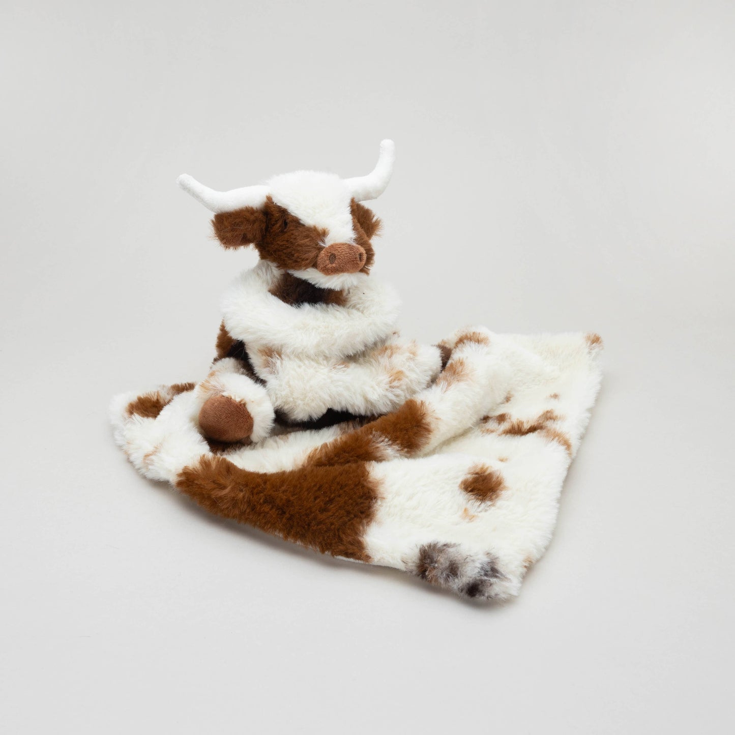 Texas Longhorn Highland Cow Soft Toy Soother Comforter 29cm