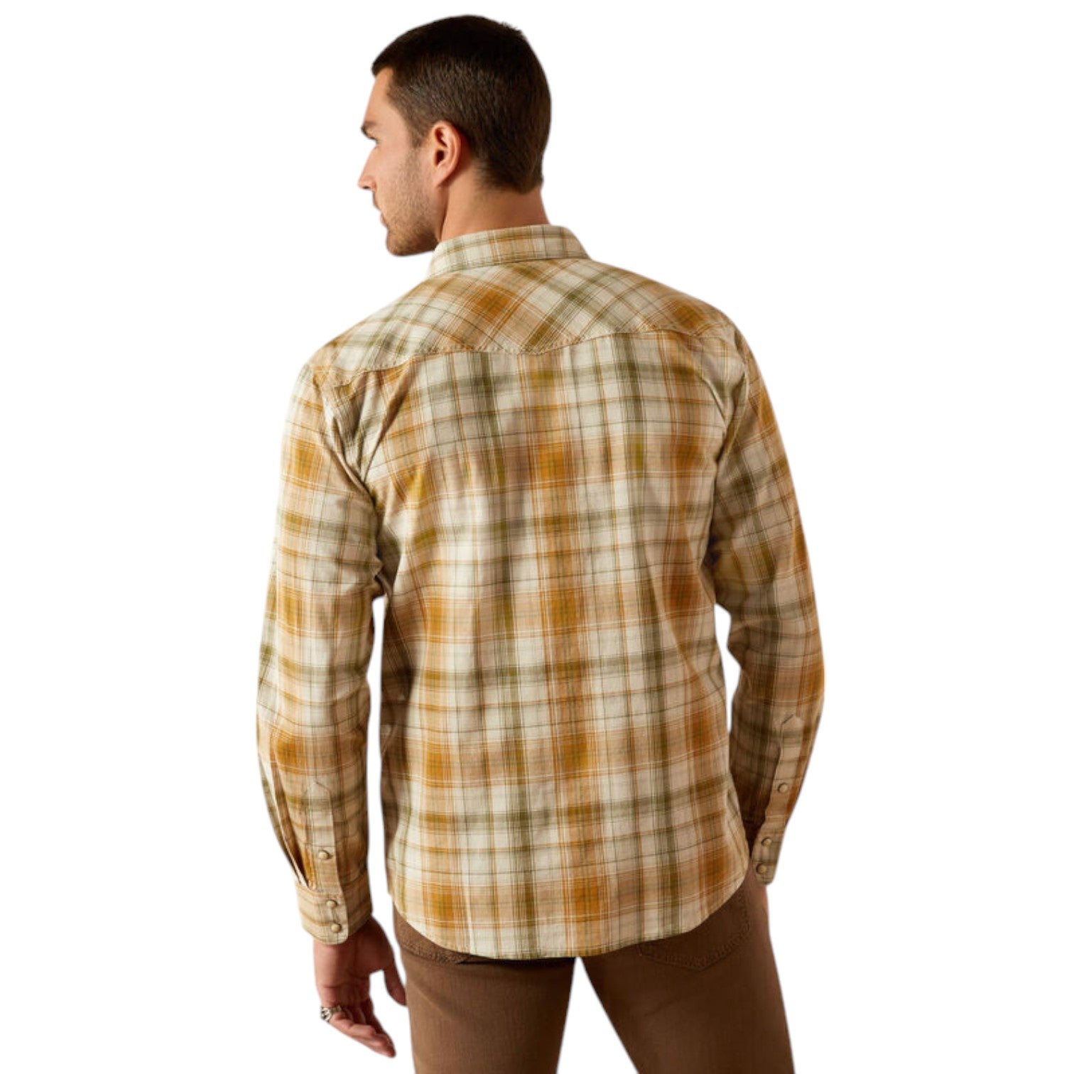 Ariat Men's Halston Retro Fit Western Shirt back