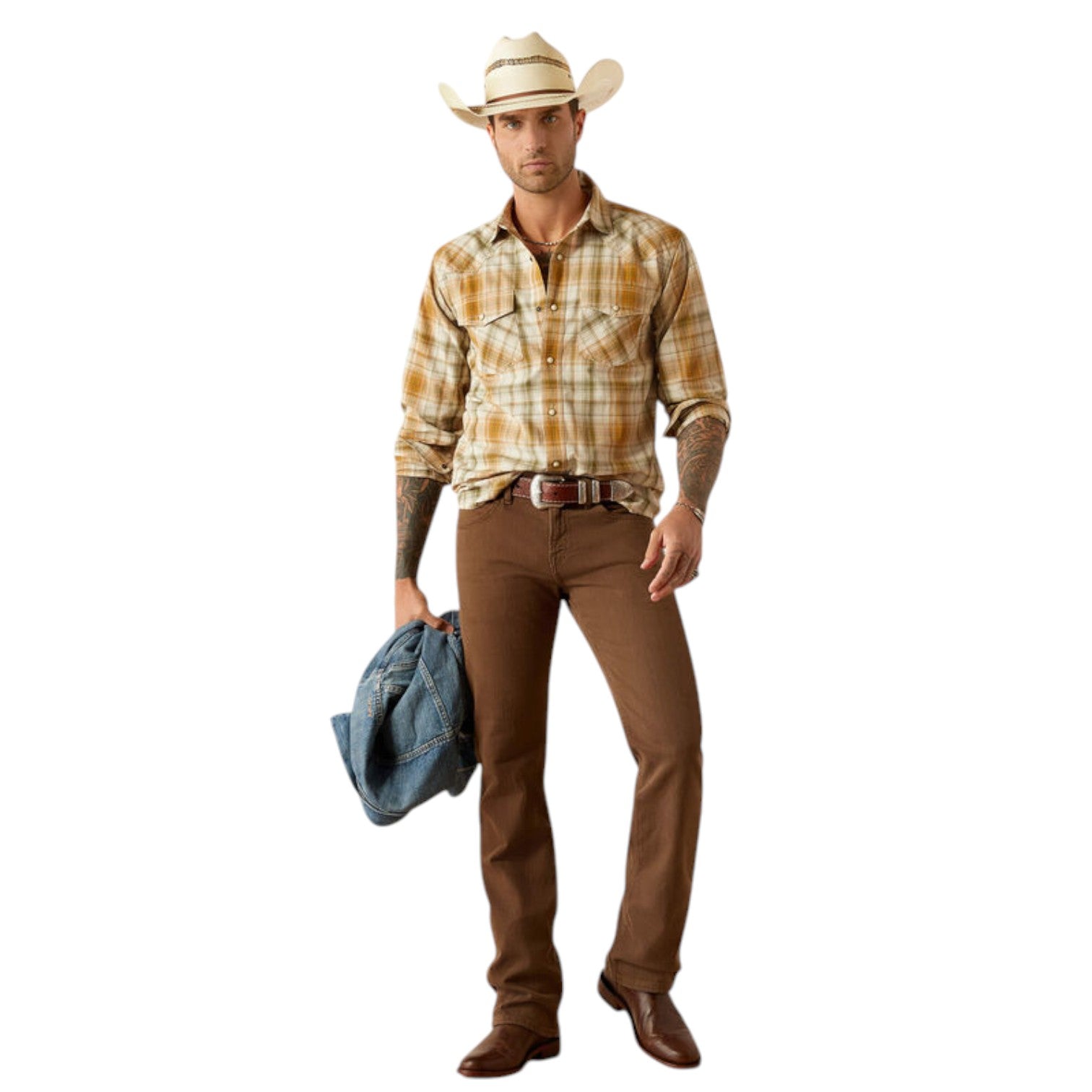 Ariat Men's Halston Retro Fit Western Shirt Full