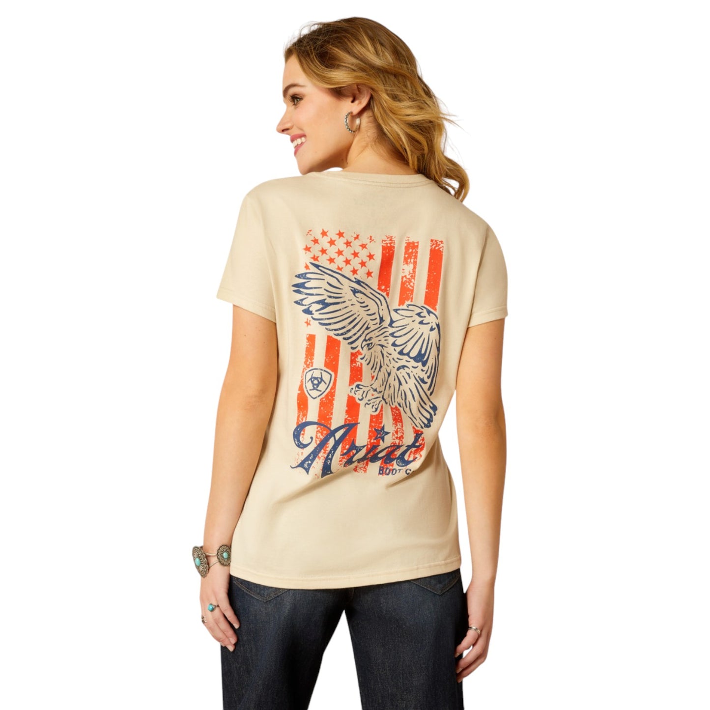 Ariat Eagle Proud Tee Natural