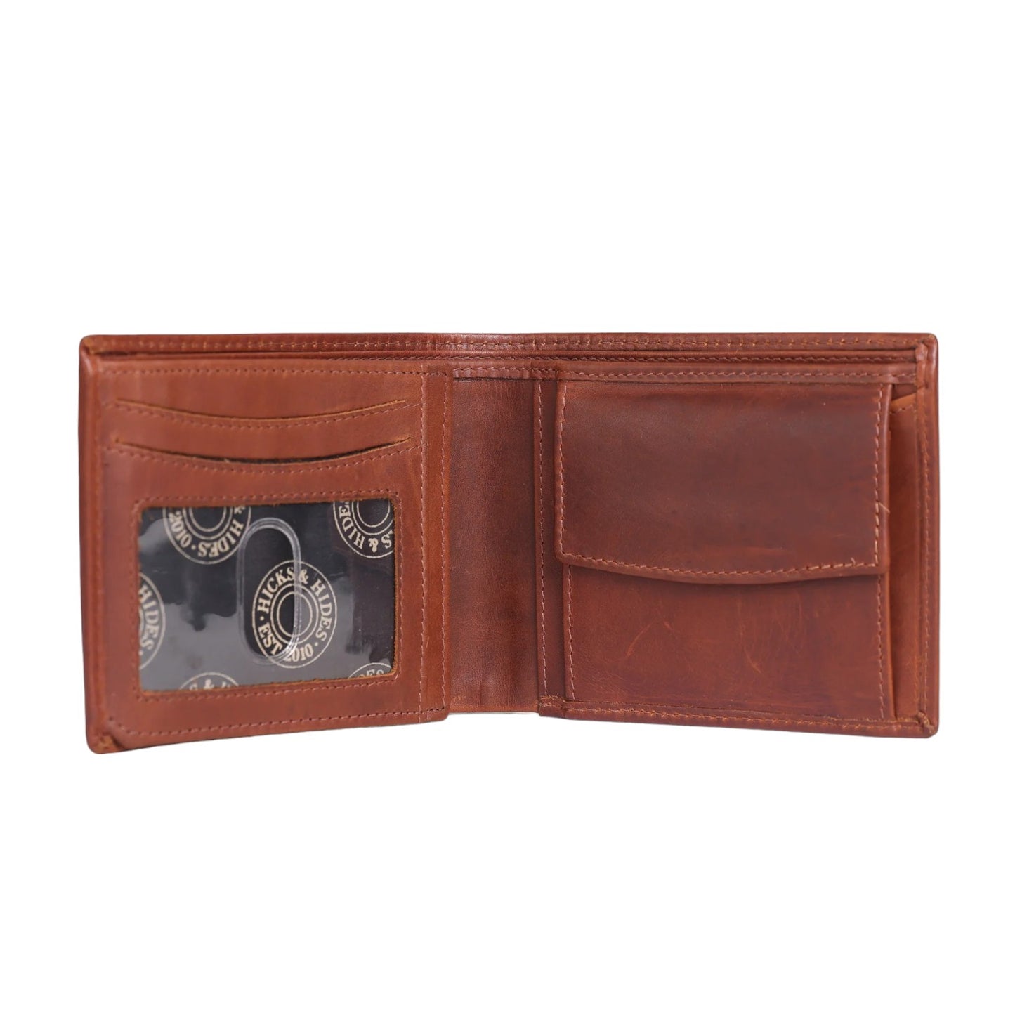 Hicks & Hides 12 Bore Wallet - Cognac