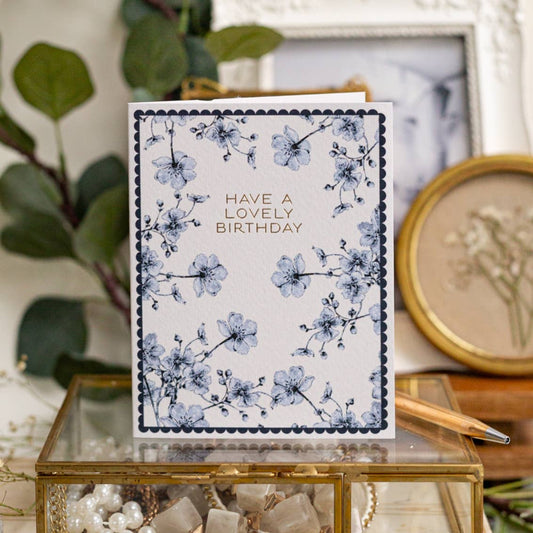 Have a Lovely Birthday (Chateau) Card (Cello-Free)