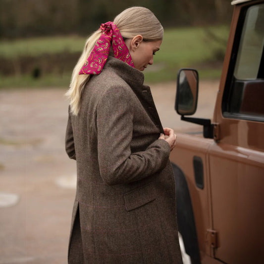 Clare Haggas Scrunchie Mulberry 