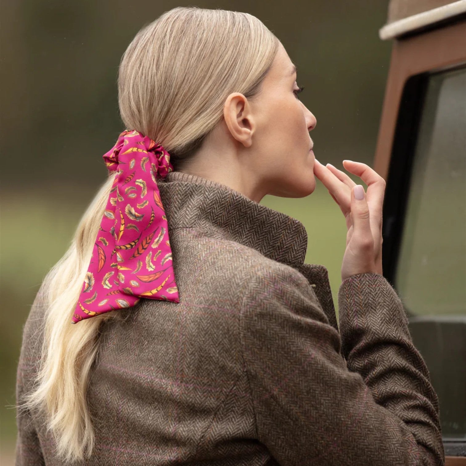 Clare Haggas Scrunchie Mulberry 