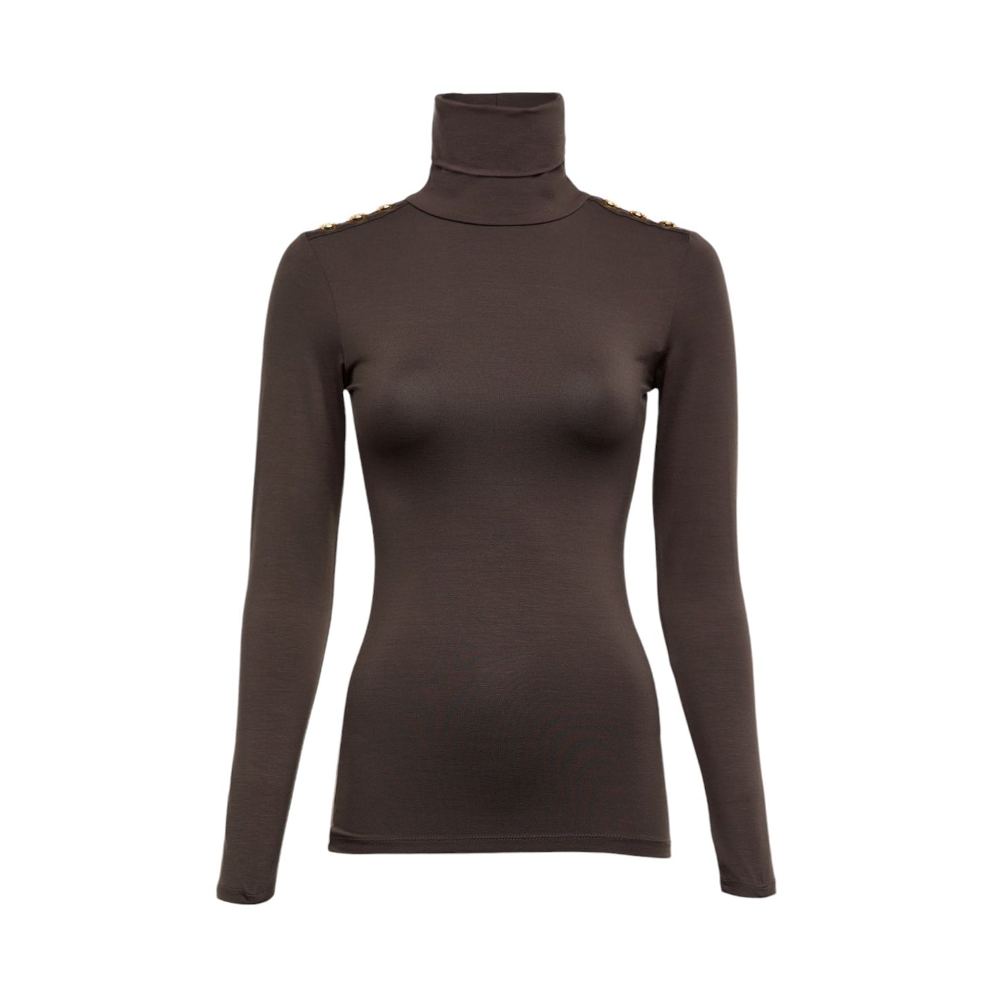 Holland Cooper Essential Roll Neck Coffee