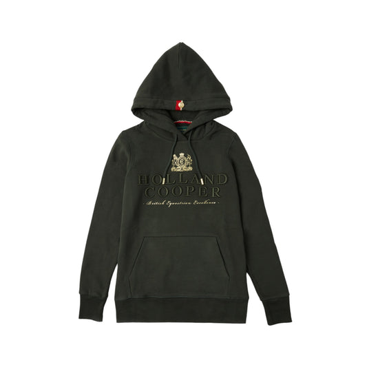 Holland Cooper HC Heritage Hoodie Racing Green