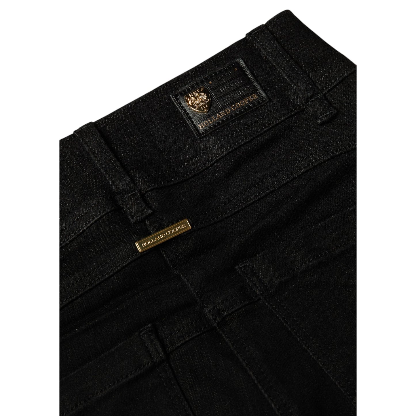 Holland Cooper Thermal Jodhpur Jeans Dark Black