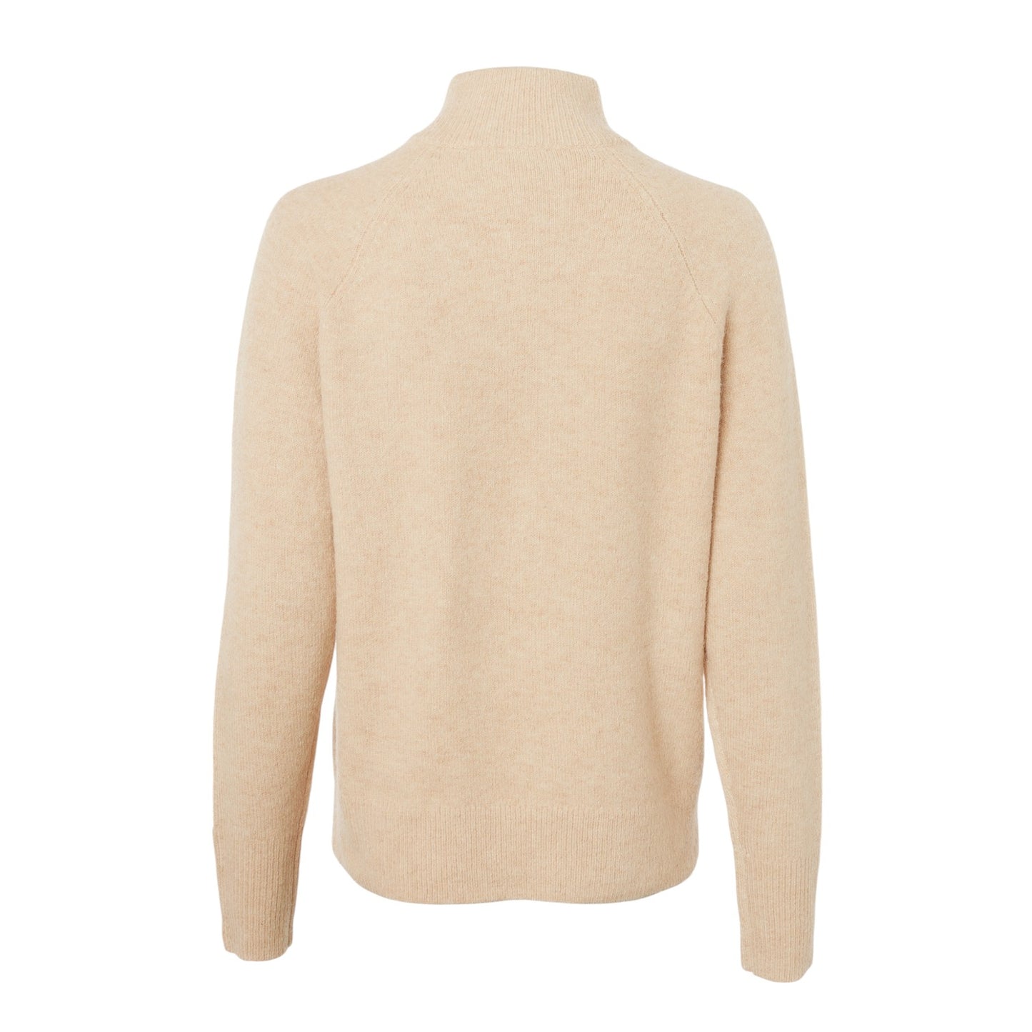 Holland Cooper Tori Quarter Zip Knit Light Camel