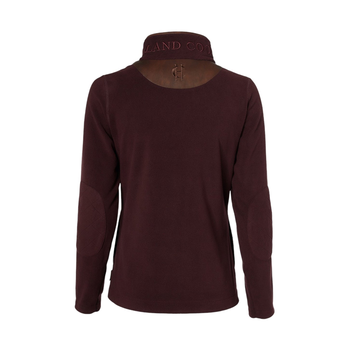 Holland Cooper Country Fleece Half Zip Mulberry