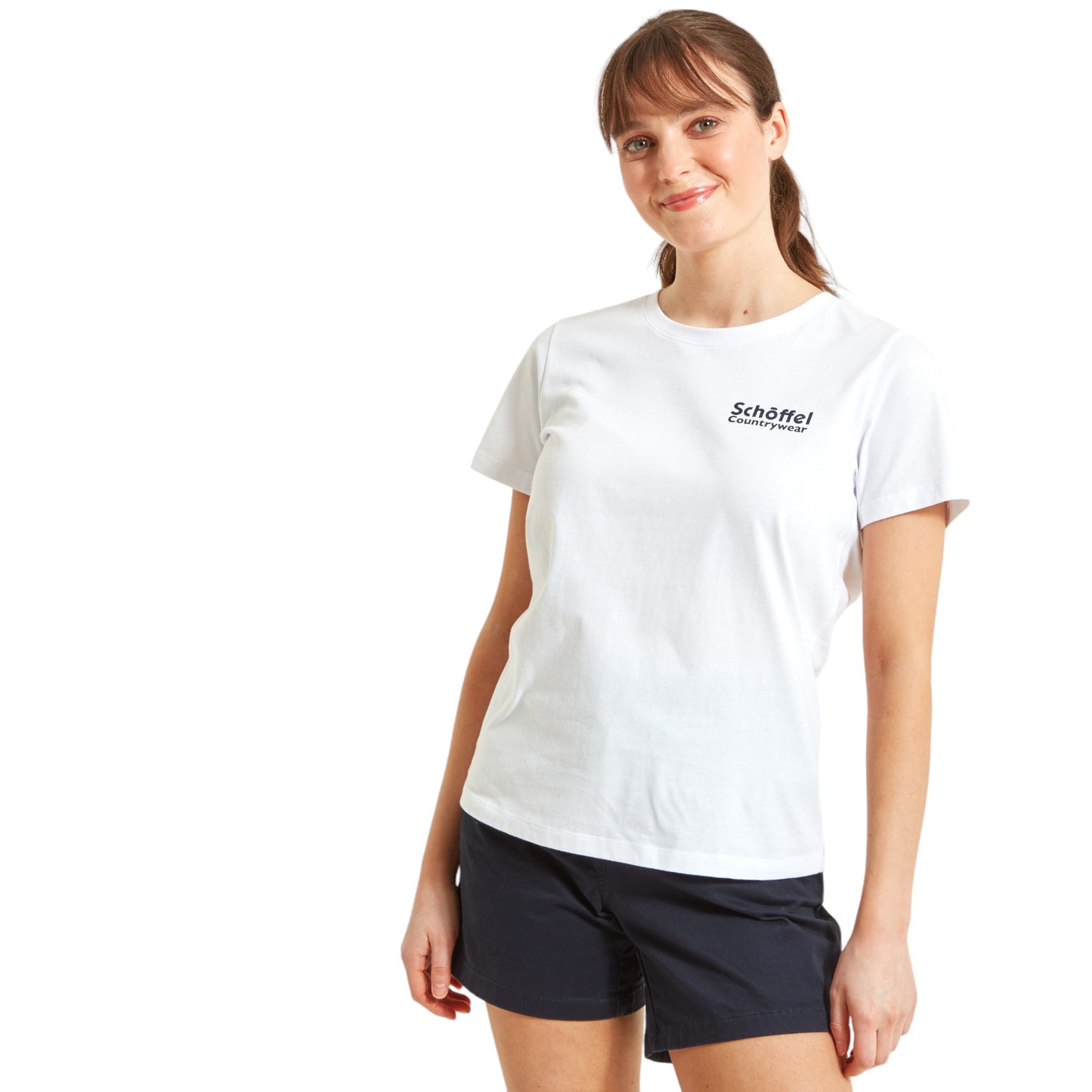 Schoffel Torre T-Shirt White/Navy