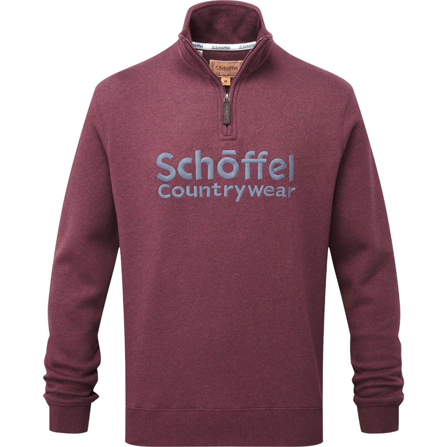 Schoffel Bude Sweatshirt Wine Marl