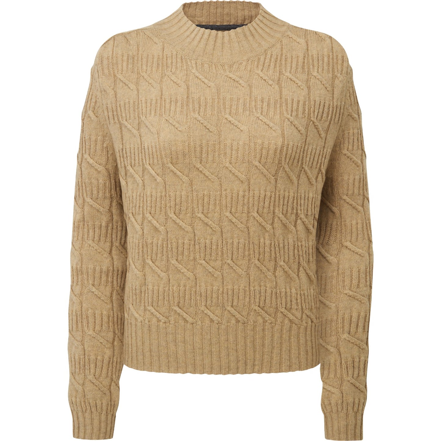 Schoffel Sandsend Cable Jumper Warm Sand