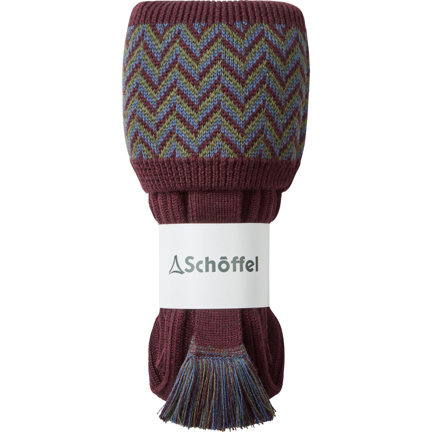 Schoffel Herringbone Sock Wine