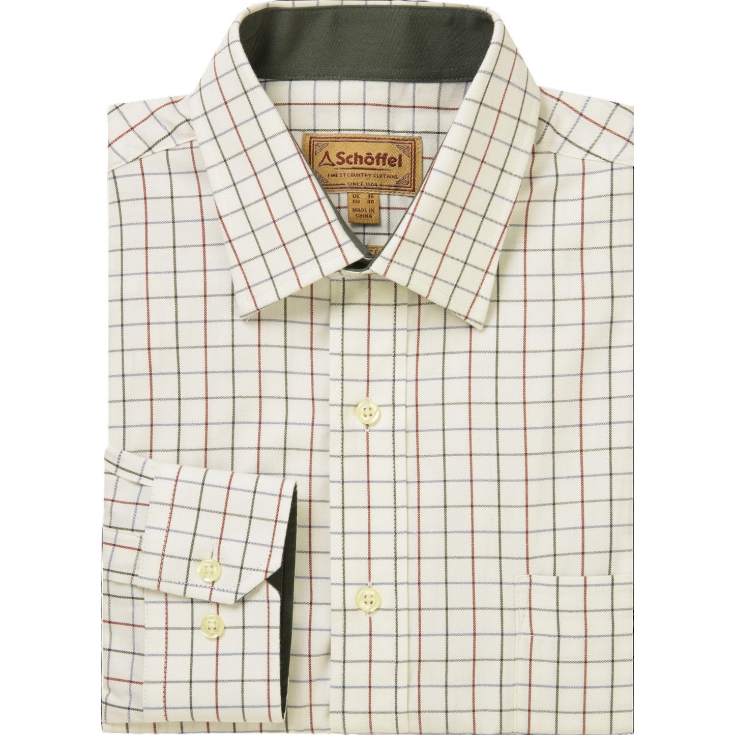 Schoffel Burnham Tattersall Classic Shirt Woodland