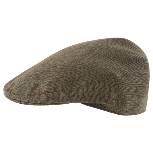 Schoffel Tweed Classic Cap Loden Green Herringbone