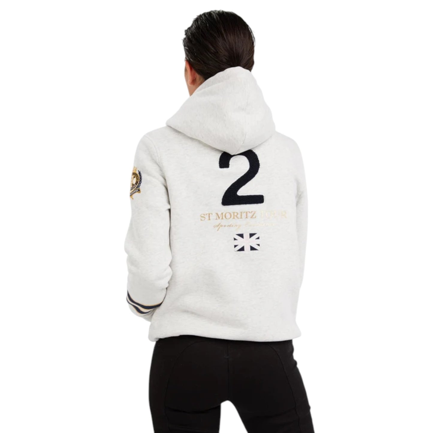 Holland Cooper HC Heritage Hoodie Ice Grey