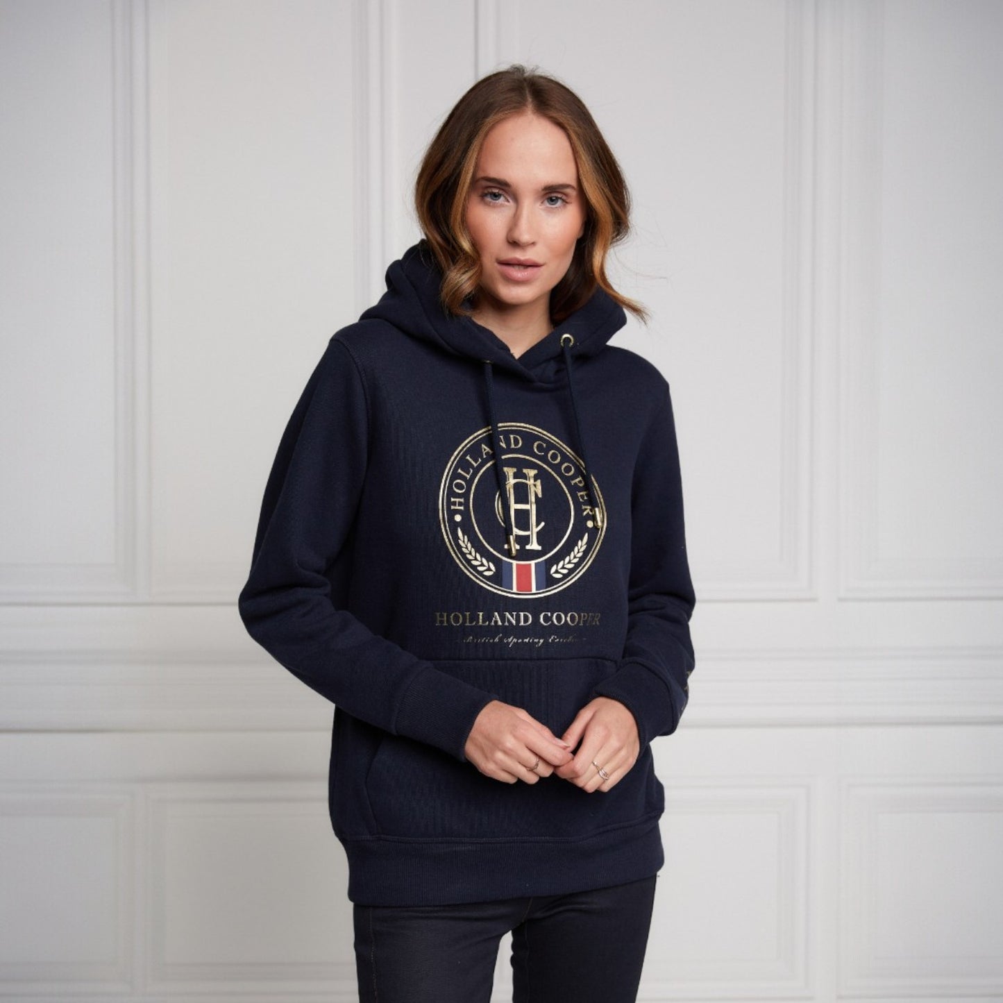 Holland Cooper HC Heritage Hoodie Ink Navy