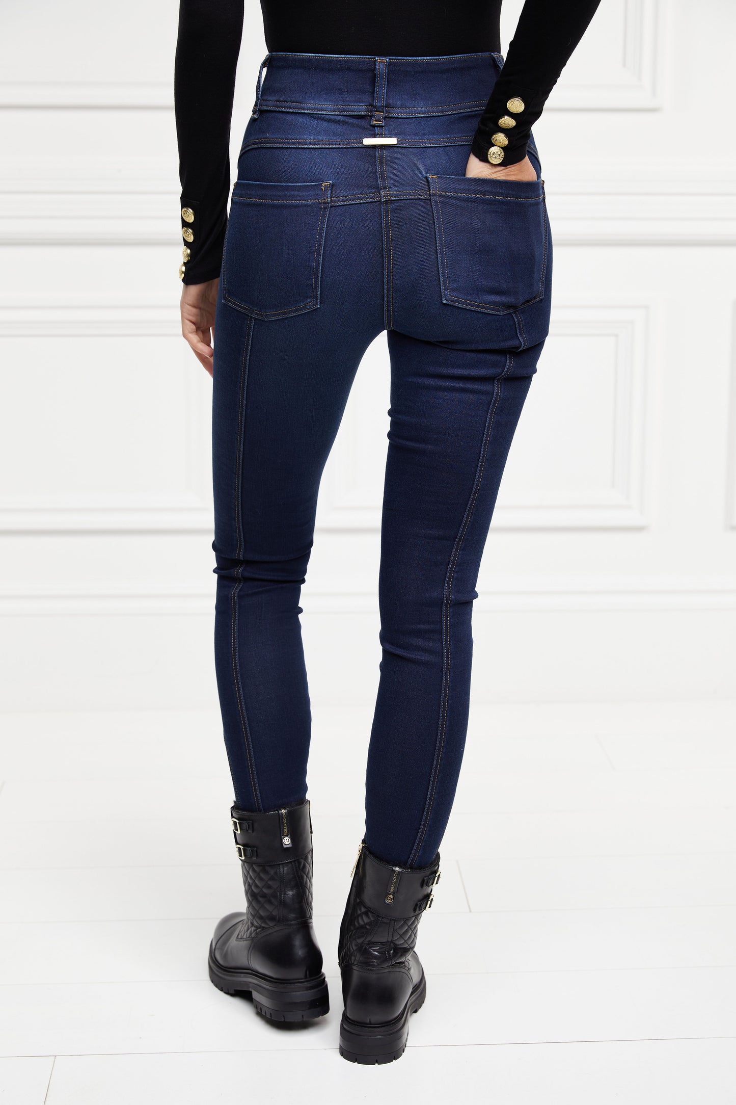 Holland Cooper Thermal Jodhpur Jeans Dark Indigo