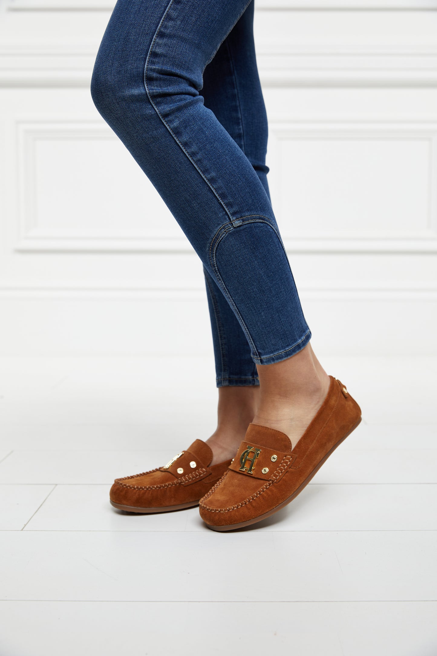 Holland Cooper The Driving Loafer Tan